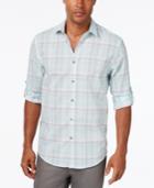 Alfani Men's Concord Plaid Long-sleeve Shirt, Classic Fit, Only At Macy's