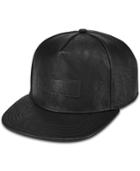 Sean John Men's Faux-leather Flat-brim Hat