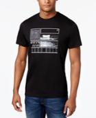Hugo Boss Green Men's Graphic Print Cotton T-shirt