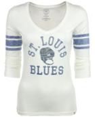 '47 Brand Women's Long-sleeve St. Louis Blues V-neck T-shirt