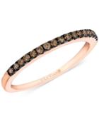 Le Vian Chocolatier Diamond Band (1/4 Ct. T.w.) In 14k Rose Gold