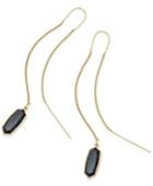 Thalia Sodi Gold-tone Jet Stone Threader Earrings, Only At Macy's