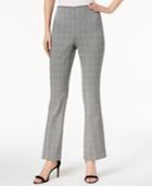 Inc International Concepts Plaid Flare-leg Pants, Created For Macy's