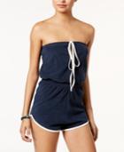 Volcom Juniors' Cityfield Strapless Terry Romper