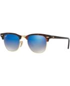 Ray-ban Clubmaster Gradient Mirrored Sunglasses, Rb3016