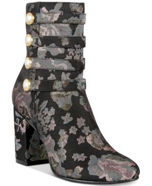Kenneth Cole Reaction Time To Be Block-heel Booties Women's Shoes