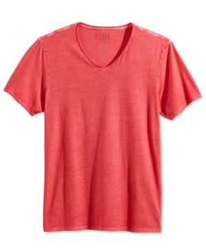 Guess Men's Heathered Crew-neck T-shirt