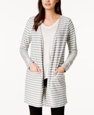 Maison Jules Scalloped Knit Duster Cardigan, Created For Macy's