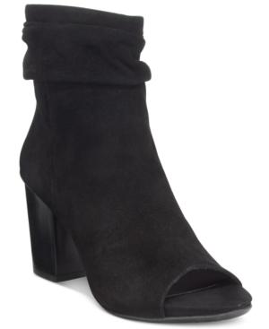 Kenneth Cole Reaction Frida Cool Slouchy Peep Toe Ankle Booties Women's Shoes