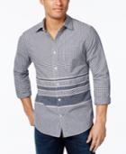 Tommy Hilfiger Men's Bessemer Colorblocked Checked Long-sleeve Shirt