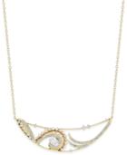 Eliot Danori Gold-tone Paisley Cutout Collar Necklace