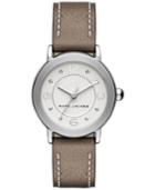 Marc Jacobs Women's Riley Cement Leather Strap Watch 28mm Mj1472
