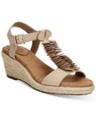 Giani Bernini Sallee Memory Foam Platform Espadrille Wedge Sandals, Created For Macy's Women's Shoes