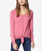 Sanctuary Long-sleeve Tie-front Sweater