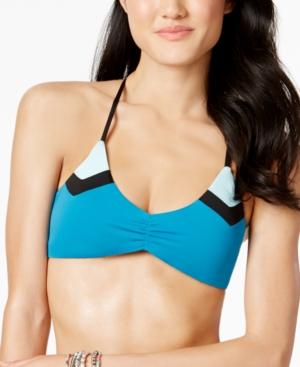 Bar Iii Colorblocked Bralette Bikini Top, Only At Macy's Women's Swimsuit
