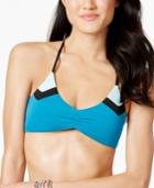 Bar Iii Colorblocked Bralette Bikini Top, Only At Macy's Women's Swimsuit
