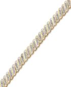 Wrapped In Love Diamond Tennis Bracelet In 14k White Or Yellow Gold (1 Ct. T.w.)