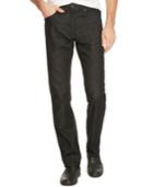 Kenneth Cole Reaction Men's Straight-fit Dark Wash Jeans