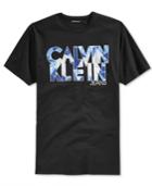 Calvin Klein Jeans Big And Tall Fractured Cutout T-shirt