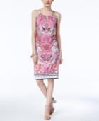 Inc International Concepts Petite Printed Sheath Dress, Created For Macy's