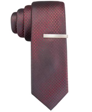 Alfani Men's Mars Dot Skinny Tie, Only At Macy's