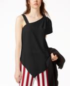 Bar Iii Asymmetrical One-shoulder Top, Created For Macy's