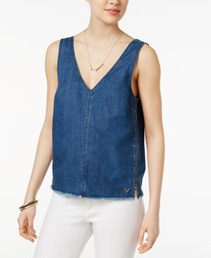 True Religion Cotton Denim Tank Top