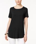 Jm Collection Petite Short-sleeve Top, Only At Macy's