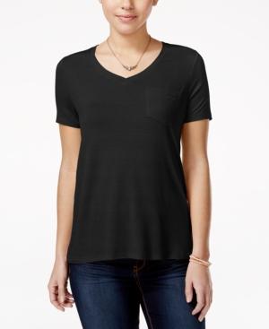 Pretty Rebellious Juniors' V-neck T-shirt