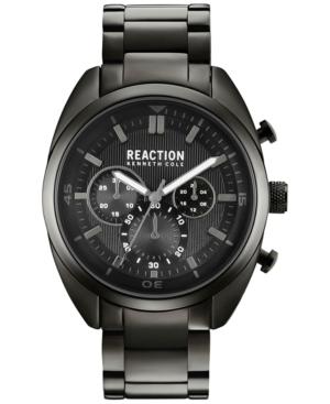 Kenneth Cole Reaction Men's Gunmetal Stainless Steel Bracelet Watch 45mm