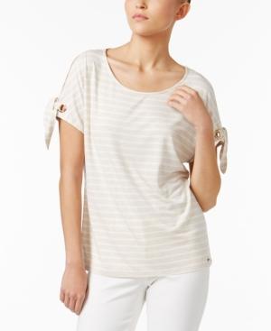 Calvin Klein Split Tie-sleeve Top