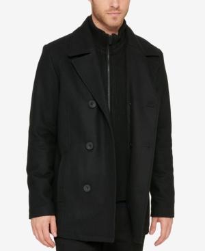 Kenneth Cole Reaction Men's Bibbed Pea Coat