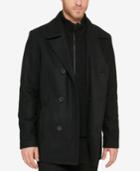 Kenneth Cole Reaction Men's Bibbed Pea Coat