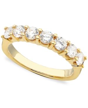 Seven Diamond Band In 14k Gold Or White Gold (1 Ct. T.w.)