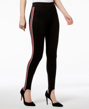 I.n.c. Varsity Stripe Stirrup Leggings, Created For Macy's