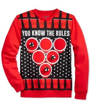 American Rag Men's Beer Pong Game Sweatshirt, Only At Macy's
