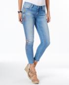 Mavi Adriana Embroidery Wash Skinny Jeans