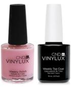Creative Nail Design Vinylux Negligee Nail Polish & Top Coat (two Items), 0.5-oz, From Purebeauty Salon & Spa