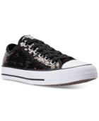 Converse Women's Chuck Taylor Ox Sequin Casual Sneakers From Finish Line