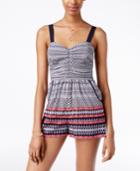 American Rag Sleeveless Printed Romper, Only At Macy's