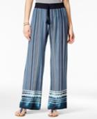 Be Bop Juniors' Pull-on Striped Palazzo Pants