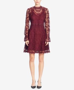 Catherine Catherine Malandrino Miia Lace Fit & Flare Dress