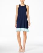 Inc International Concepts Sleeveless Colorblocked Trapeze Dress, Only At Macy's