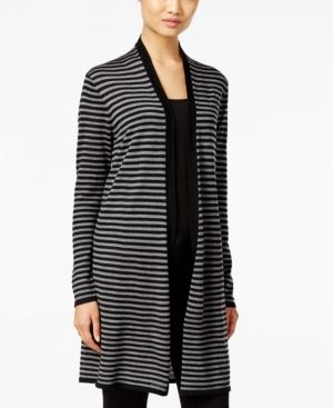Eileen Fisher Striped Wool Cardigan