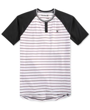 Hurley La Cave Dri-fit Stripe Raglan-sleeve Henley