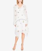 Rachel Rachel Roy Clip-dot Floral Chiffon Dress