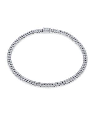 Diamond Double Layer Tennis Bracelet (3 Ct. T.w.) In 14k White Gold