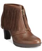 American Living Kallee Fringe Platform Booties, A Macy's Exclusive Style