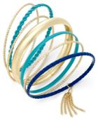 Thalia Sodi Gold-tone Mixed Bangle Bracelet