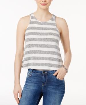 Bar Iii Striped Cutaway Tank Top, Only At Macy's